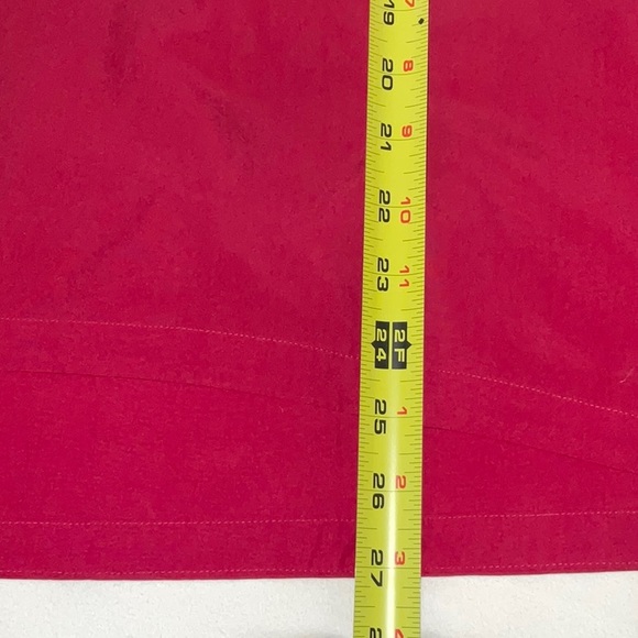 Eileen Fisher Berry Red Tencel Crewneck Top. Oversized Shortsleeved. XL - Picture 7 of 9